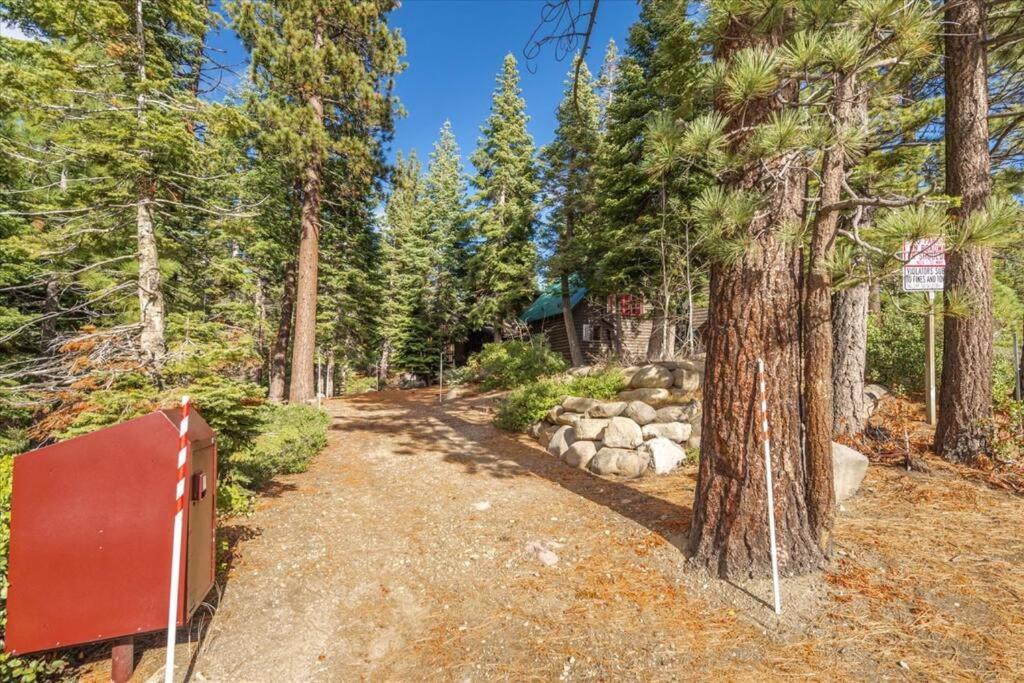 Coziest Cabin In Tahoe W Stone Fireplace Comfy Beds Close To Slopes & Lake Carnelian Bay Bagian luar foto